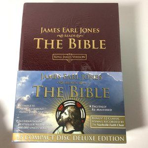 James Earl Jones Reads The Bible New Testament King James Version 15-CD set